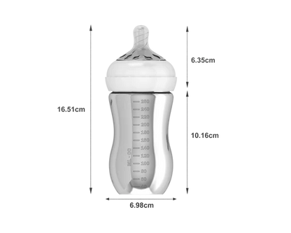 Silver Milk Bottle