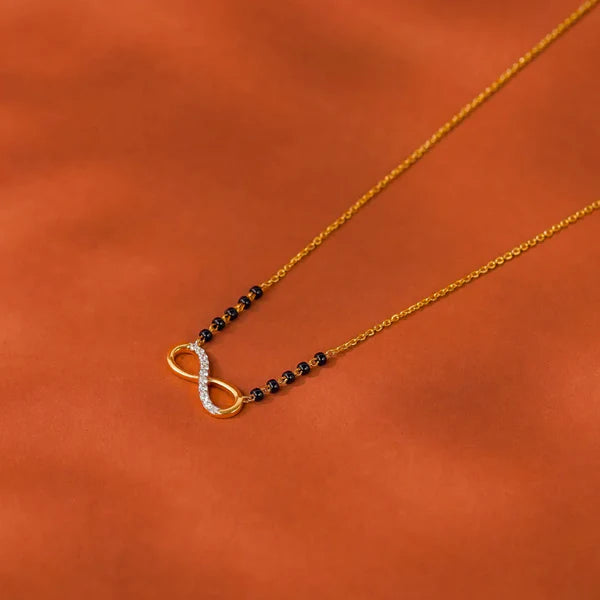 Infinity Gold Diamond Mangalsutra