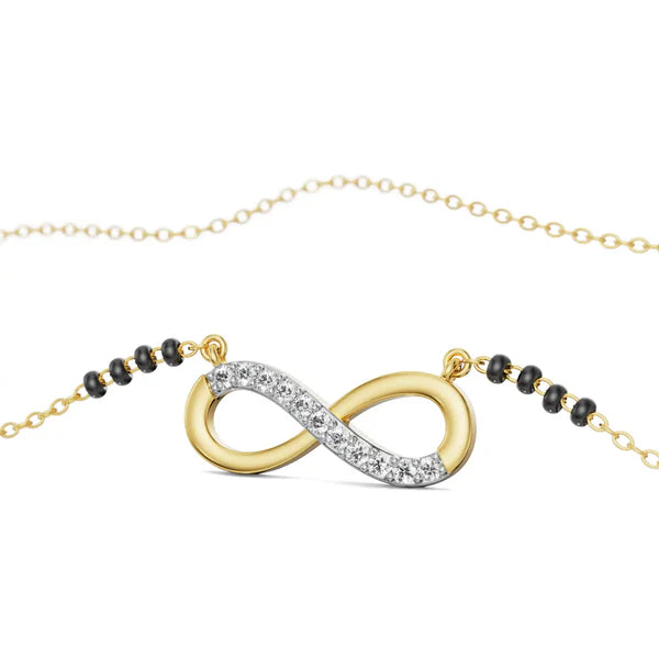 Infinity Gold Diamond Mangalsutra