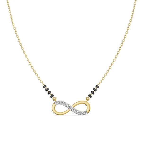 Infinity Gold Diamond Mangalsutra