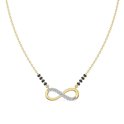 Infinity Gold Diamond Mangalsutra