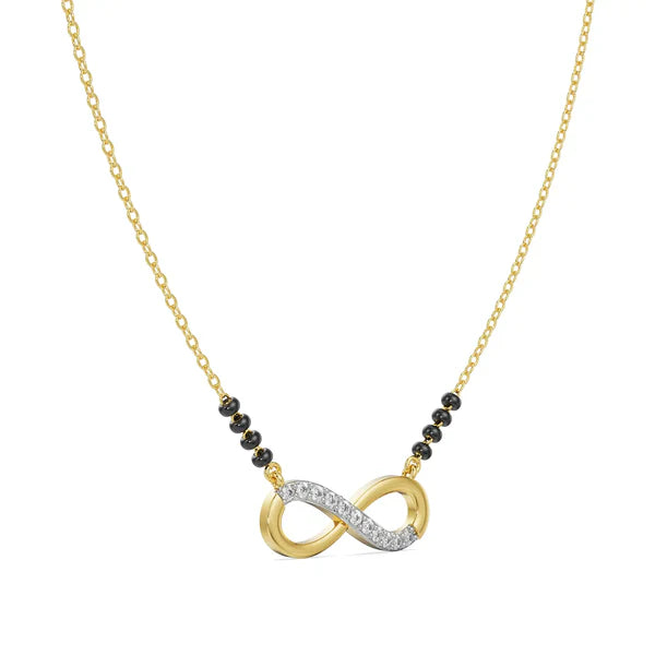Infinity Gold Diamond Mangalsutra