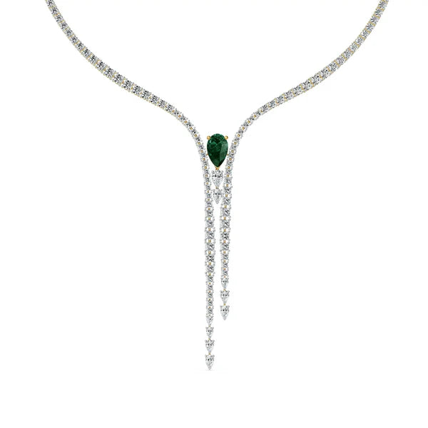 Empress Dewdrop Lab Grown Diamond Necklace Set