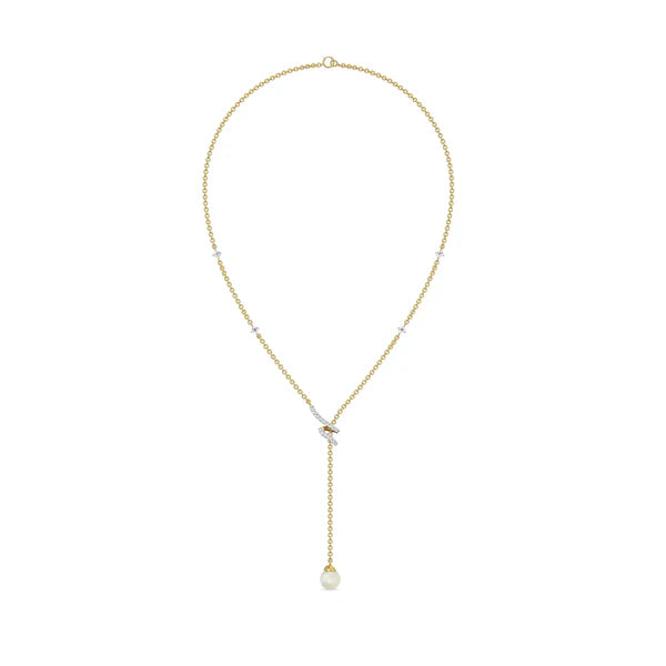 Pear Drop Adjustable Diamond Necklace