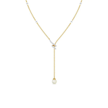 Pear Drop Adjustable Diamond Necklace