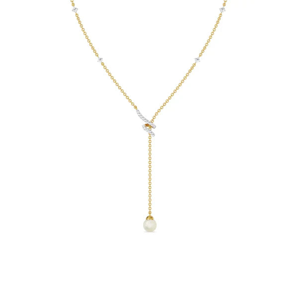 Pear Drop Adjustable Diamond Necklace