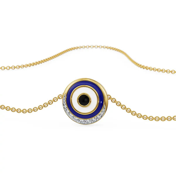 Enigma Evil Eye Lab Diamond Necklace