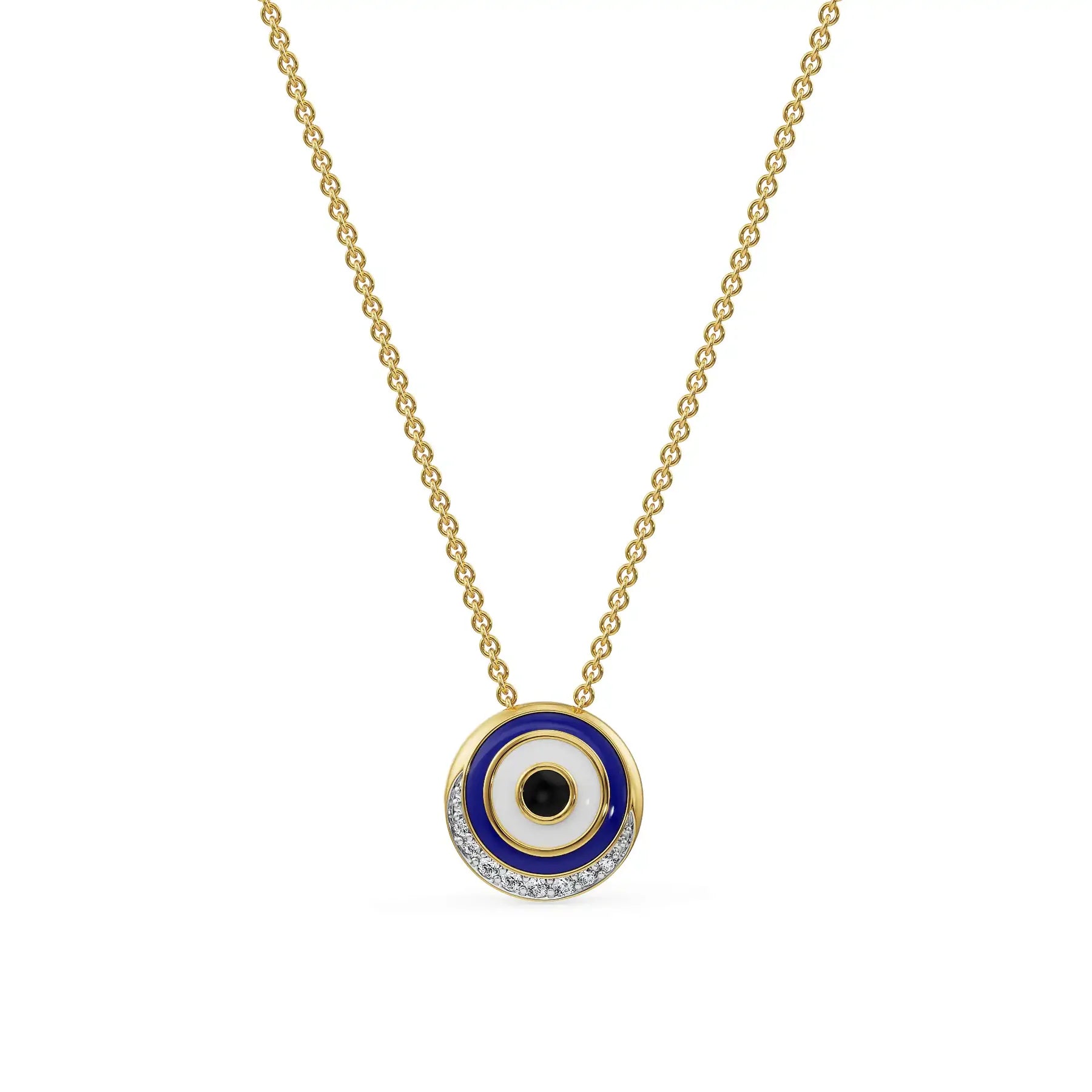 Enigma Evil Eye Lab Diamond Necklace