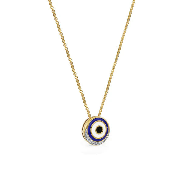 Enigma Evil Eye Lab Diamond Necklace