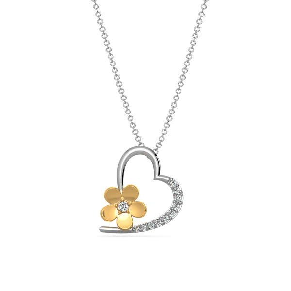 Love Blossom Lab Grown Diamond  Pendant