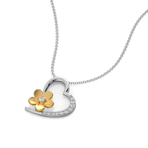 Love Blossom Lab Grown Diamond  Pendant
