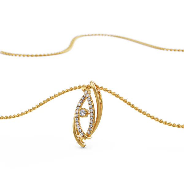 Classic Evil Eye Lab Grown Diamond Pendant