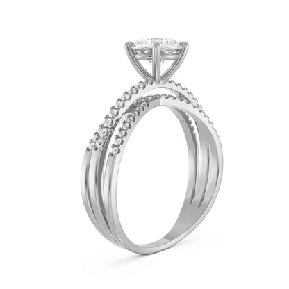 Lab-Grown Forever Sparkling Diamond Ring