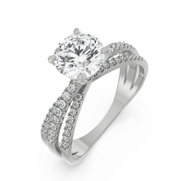 Lab-Grown Forever Sparkling Diamond Ring