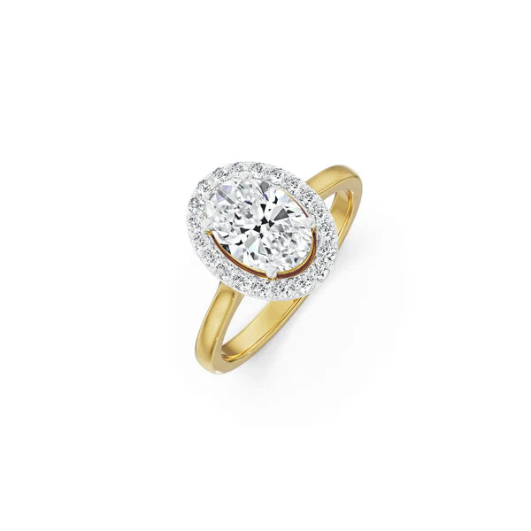 Ivana Halo Engagement Ring