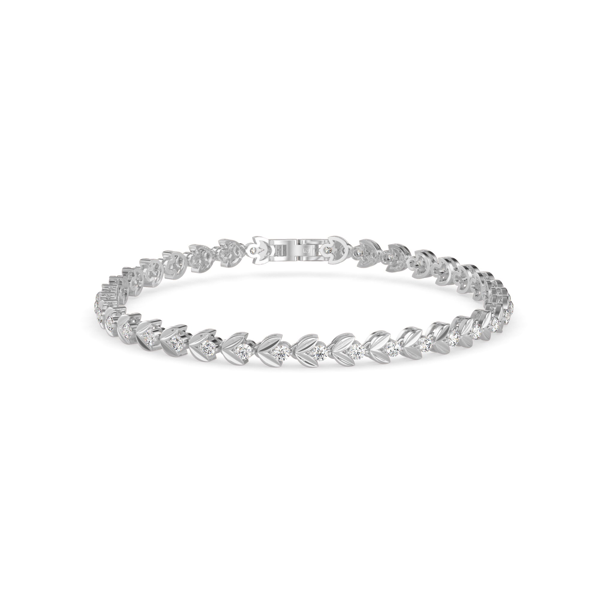 Silver Tennis Bracelate