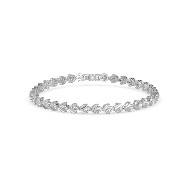 Silver Tennis Bracelate
