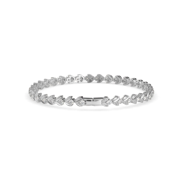 Silver Tennis Bracelate