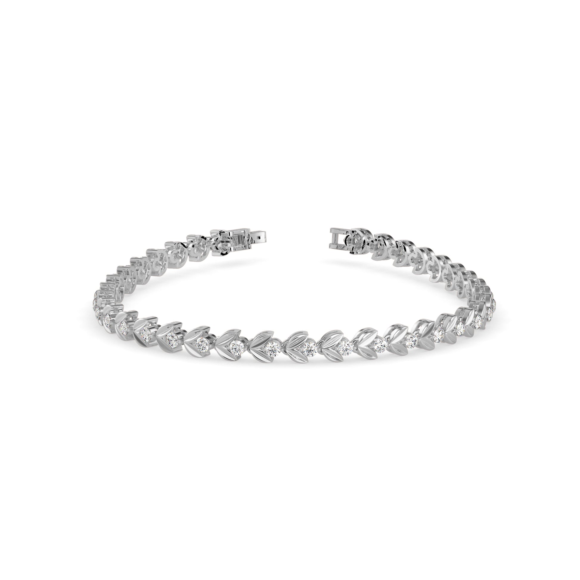 Silver Tennis Bracelate