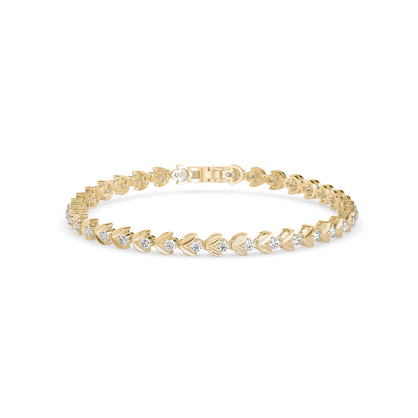 Gold Tennis Bracelate