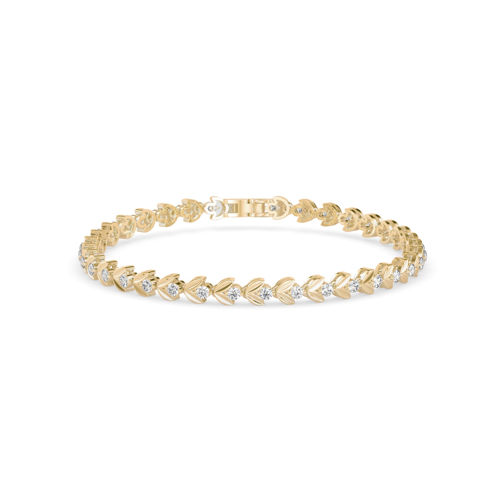 Gold Tennis Bracelate
