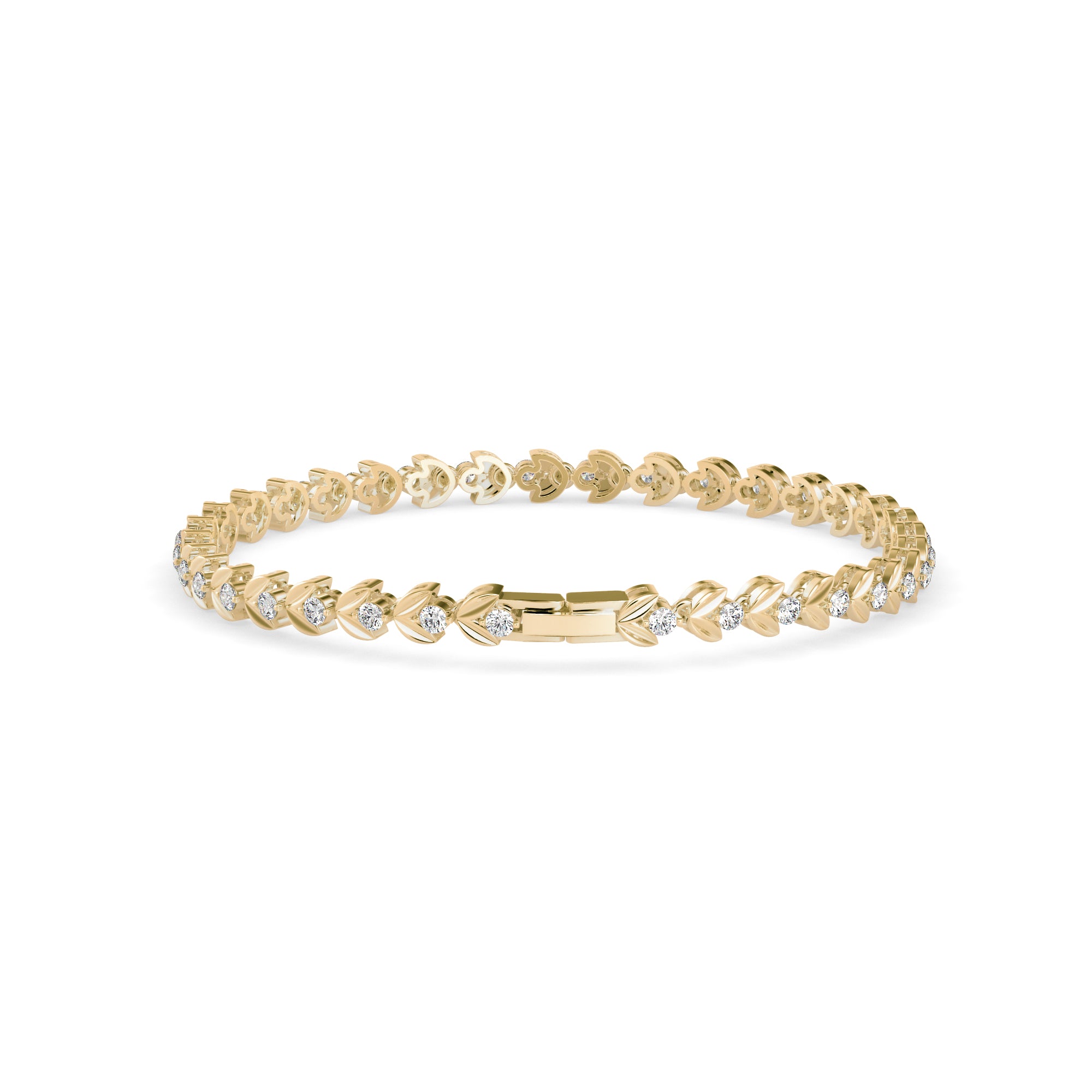 Gold Tennis Bracelate
