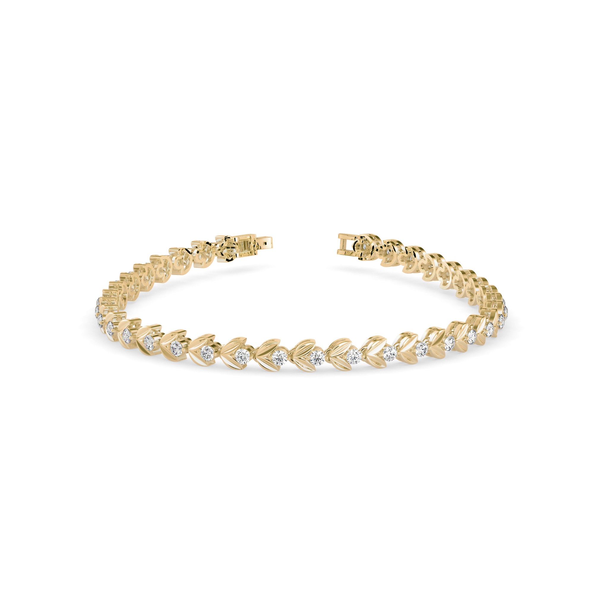 Gold Tennis Bracelate