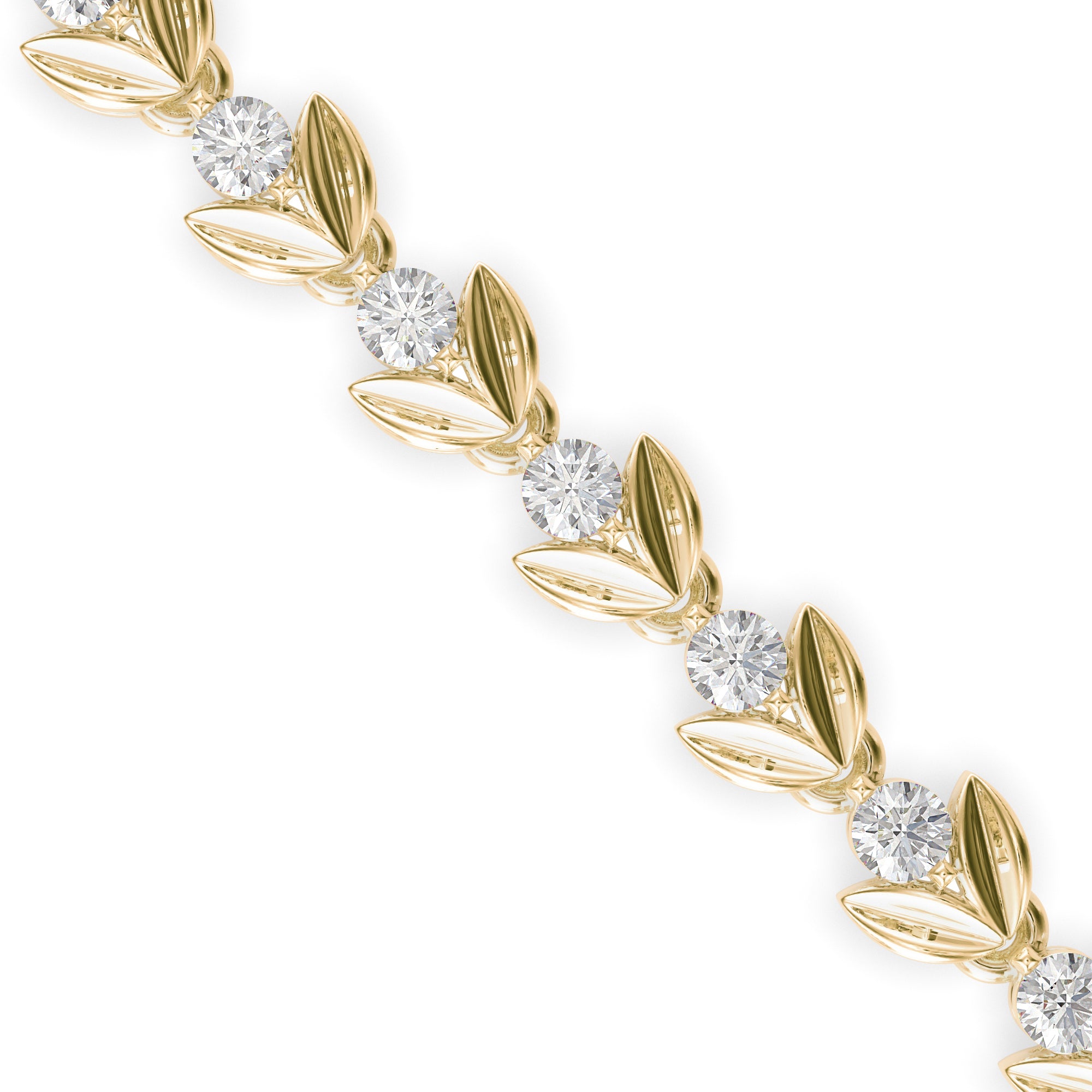 Gold Tennis Bracelate