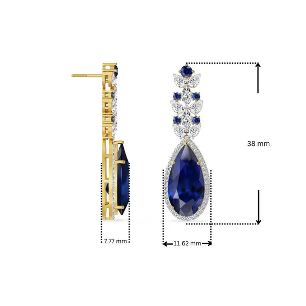Indigo Ice Lab Grown Diamond Earrings
