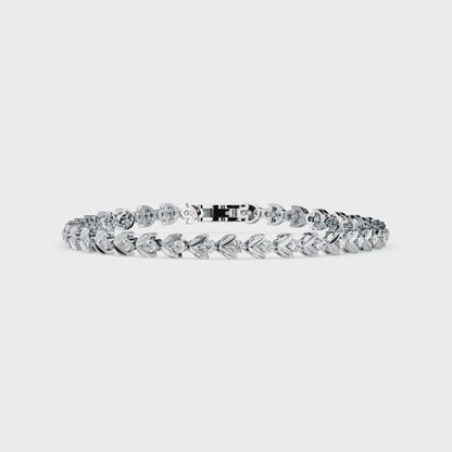 Silver Tennis Bracelate