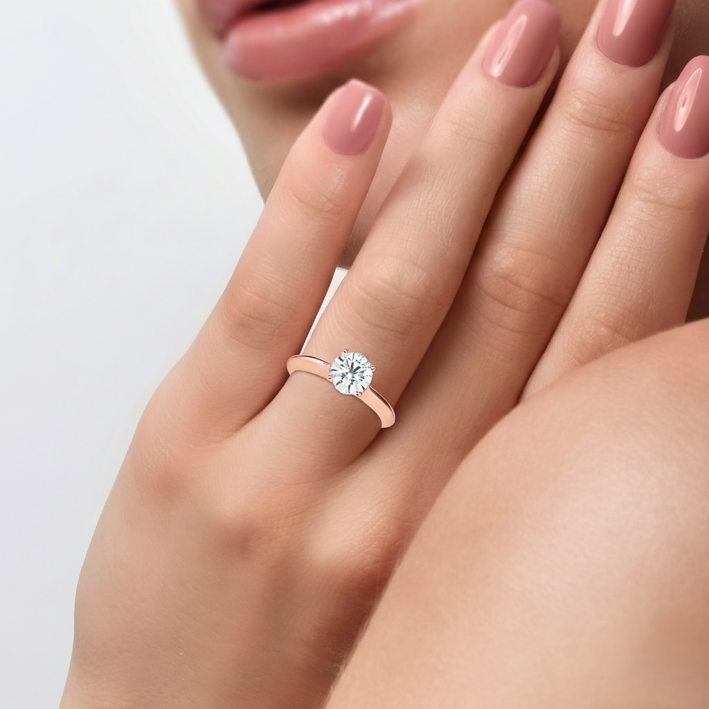 Rose Gold Engagement Ring