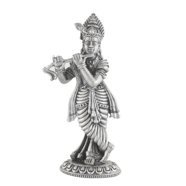 SIlver Krishna Statue