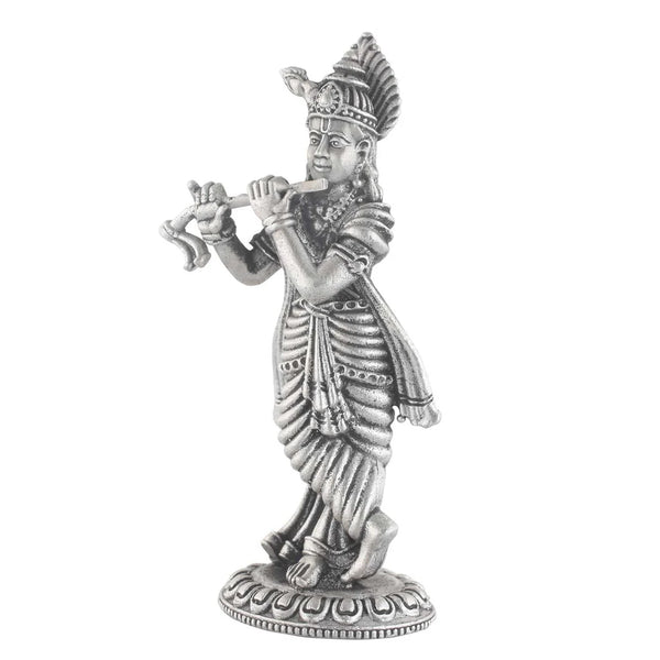 SIlver Krishna Statue