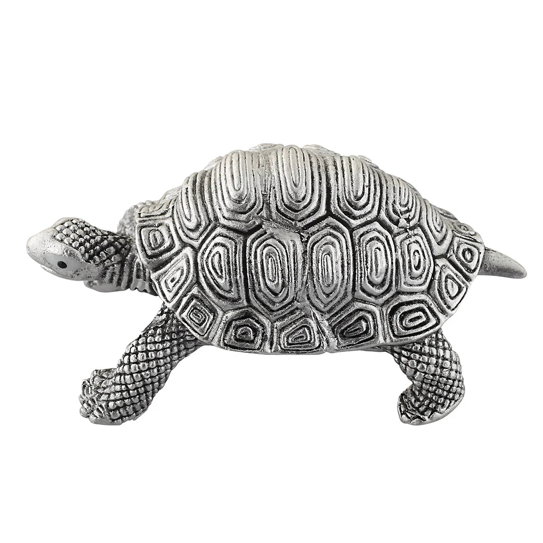 Silver Tortoise Turtle, for Good Luck Prosperity & Vaastu